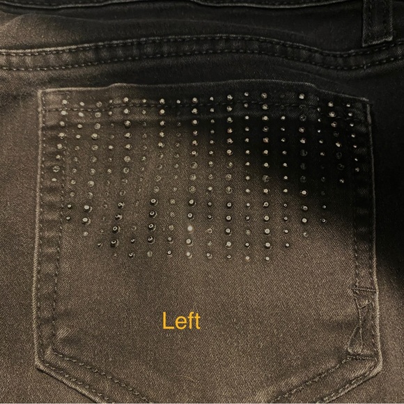 Jones New York Faded Black Jeans Sz 14 Lexington - Picture 9 of 9